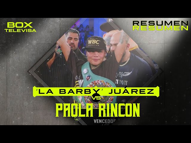 ⁣RESUMEN | Mariana ‘La Barby’ Juárez vs Paola Rincon | Peso super gallo | TUDN