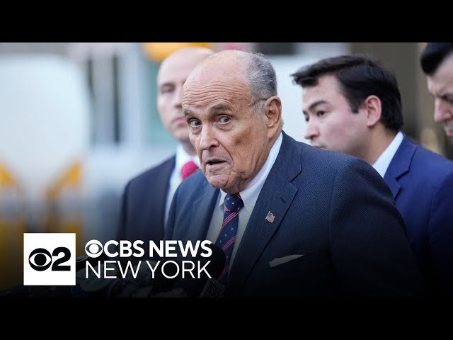 ⁣Rudy Giuliani turns over luxury watches, Mercedes-Benz in defamation case