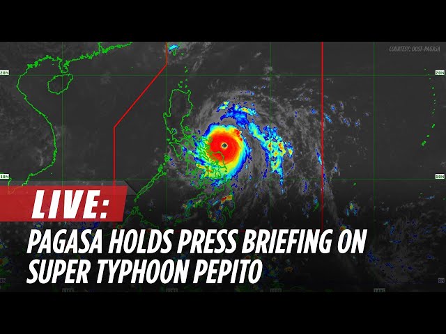 ⁣LIVE: PAGASA holds press briefing on Super Typhoon #PepitoPH | November 16 | ABS-CBN News