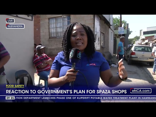 ⁣Reaction to govt's plan for Spaza shops