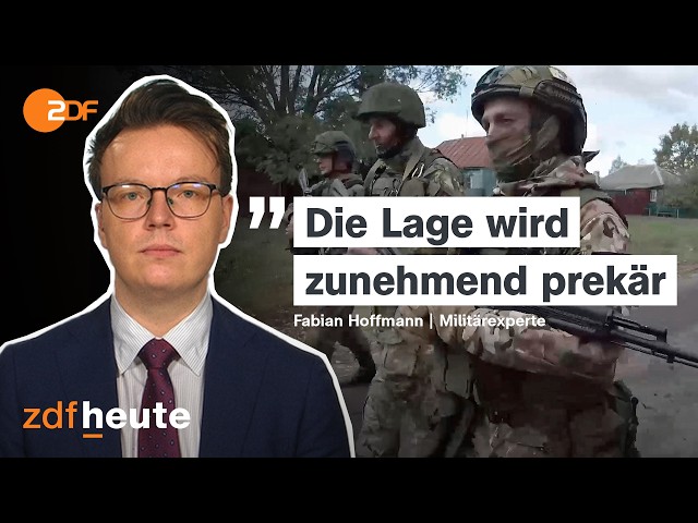 ⁣Ukraine: Putin intensiviert die Angriffe auf Kursk | ZDFheute live