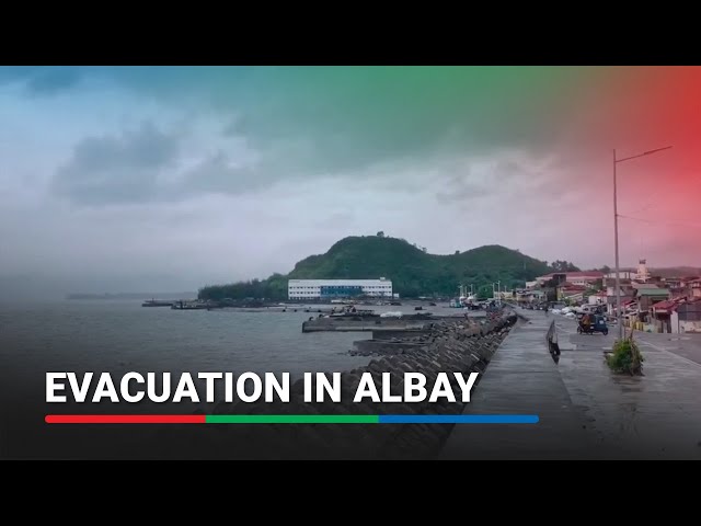 ⁣More than 100,000 families in Albay evacuated ahead of typhoon | ABS CBN News