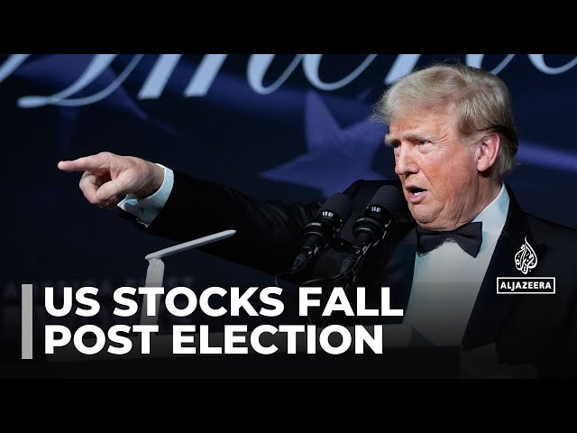 ⁣Trump euphoria mellows: US stocks close lower on Friday