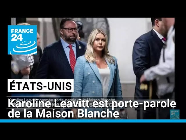 ⁣Donald Trump nomme Karoline Leavitt porte-parole de la Maison Blanche • FRANCE 24