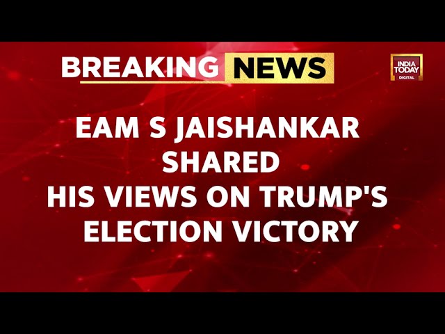 ⁣EAM Jaishankar on Trump’s Victory, Globalization, and Ukraine Conflict