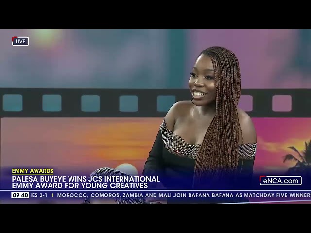 ⁣Palesa Buyeye wins JSC international Emmy Award