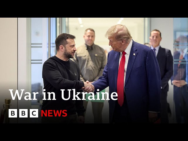 ⁣War between Ukraine and Russia will end 'faster' under Trump, says Zelensky | BBC News