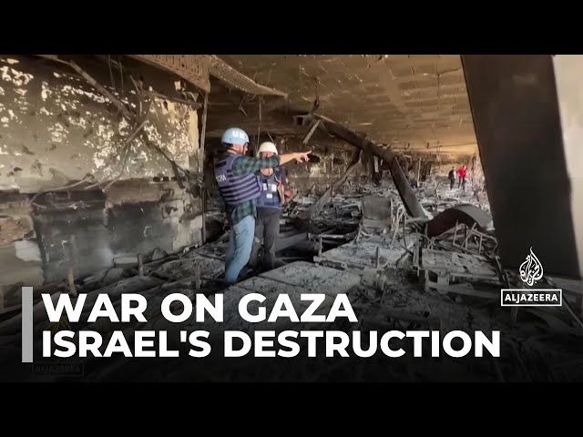 ⁣Israel's destruction of Al Shifa: One year since siege of Gaza's largest hospital