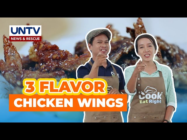 ⁣3-FLAVOR CHICKEN WINGS | COOK EAT RIGHT