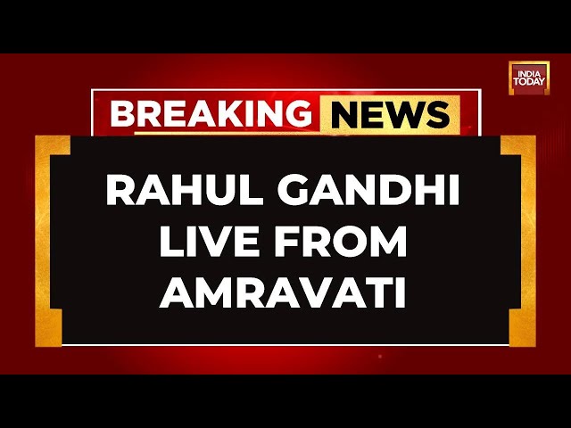 ⁣LIVE: Rahul Gandhi Addresses Public Meeting In Amravati | BJP Vs Congress | Maharashtra News