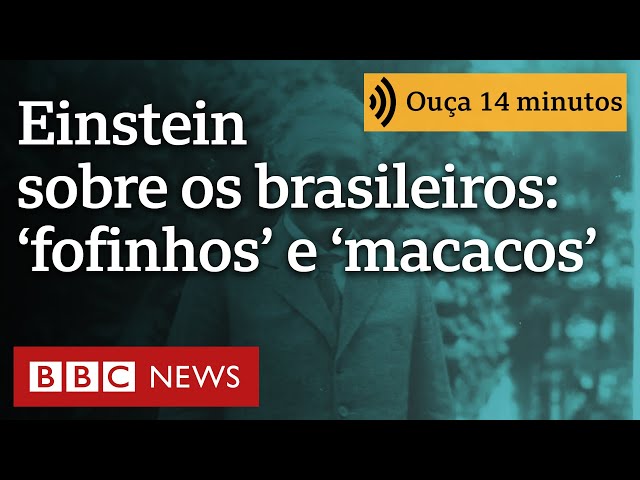 ⁣No Brasil, Albert Einstein disse que brasileiros eram 'fofinhos' e comparou povo a 'm