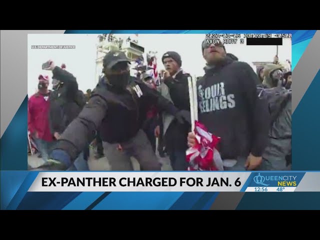 ⁣Ex-Panthers player arrested over Jan. 6 Capitol riot charges