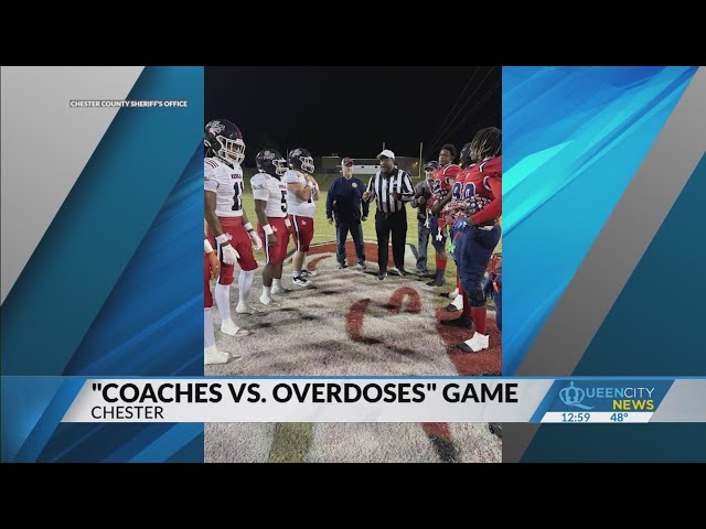 ⁣Coaches vs. Overdoses game held in Chester