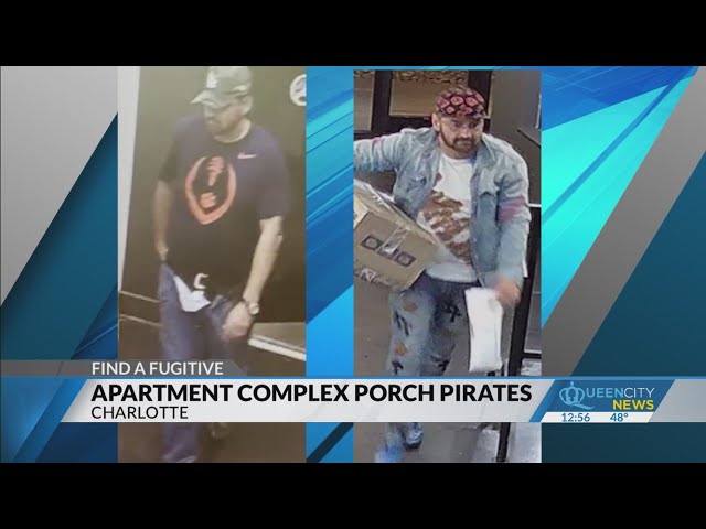 ⁣Alleged porch pirates wanted by Charlotte Mecklenburg Police