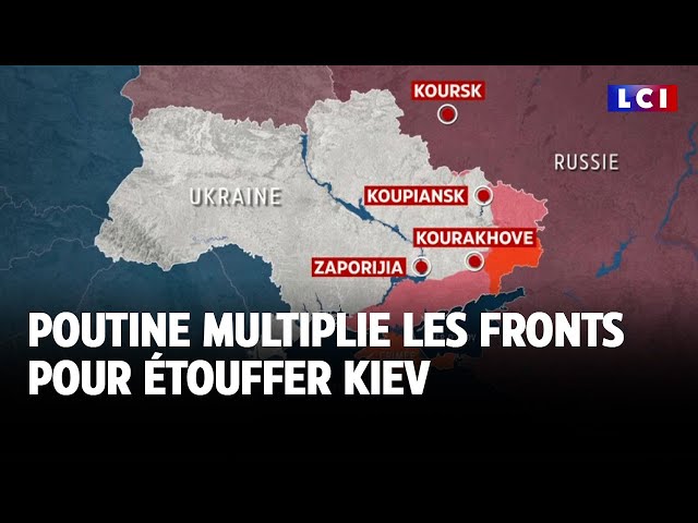 ⁣Poutine multiplie les fronts pour étouffer Kiev｜LCI