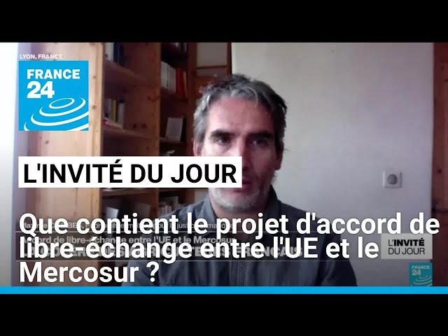 ⁣Accord de libre-échange entre l'UE et le Mercosur : les agriculteurs français en colère