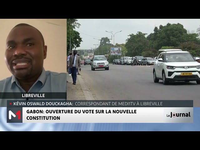 ⁣Ouverture du vote sur la nouvelle constitution au Gabon