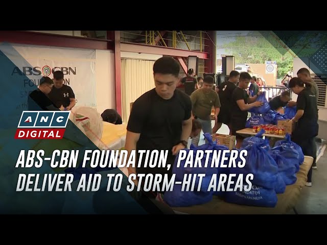 ⁣ABS-CBN Foundation, partners deliver aid to storm-hit areas | The World Tonight