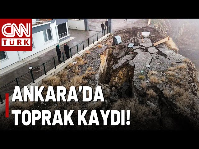 ⁣Ankara'da Faciadan Dönüldü! Toprak Kaydı, 10 Katlı Bina Tahliye Edildi