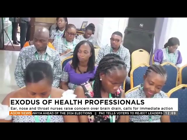 ⁣Ear, nose and throat nurses raise concern over brain drain, calls for immediate action (16-11-24)