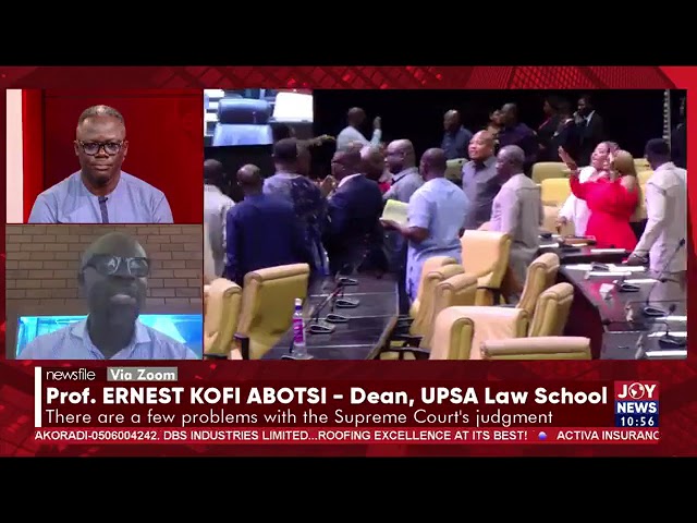 ⁣Vacant seats judgement: We are over-judicializing our politics - Prof. Kofi Abotsi | Newsfile