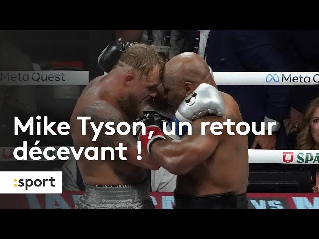 ⁣Mike Tyson, un retour décevant !