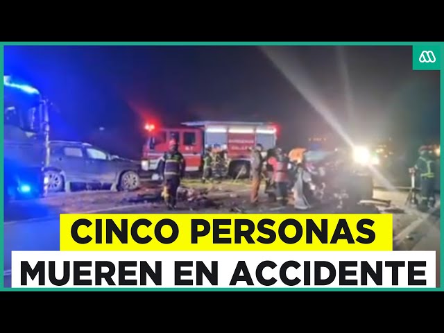 ⁣Cinco fallecidos y cuatro heridos de gravedad: El balance tras tragedia en la Ruta del Itata