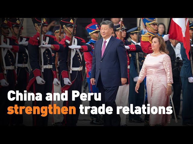 ⁣China and Peru strengthen trade relations