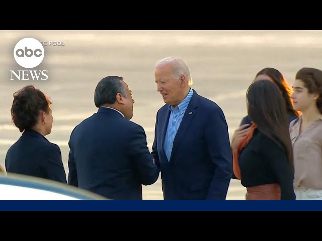 ⁣Biden begins farewell tour and meets with world leaders in Latin America