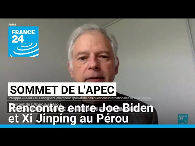 ⁣Sommet de l'Apec au Pérou : rencontre entre Joe Biden et Xi Jinping • FRANCE 24