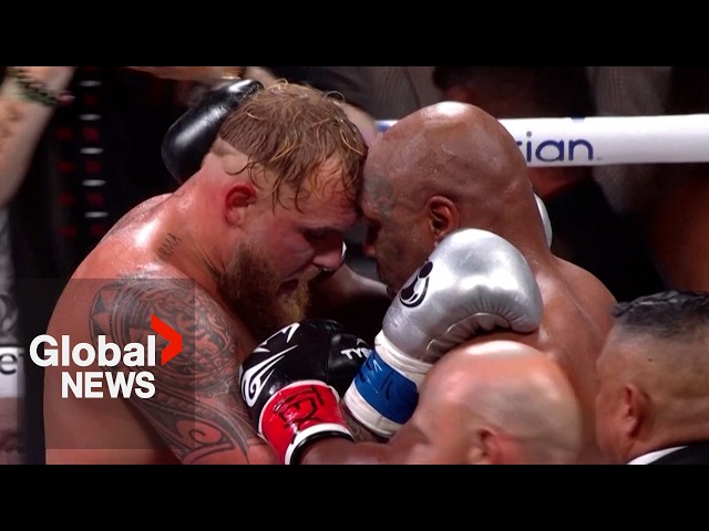 ⁣Jake Paul defeats Mike Tyson in 8-round boxing match: “Such an honour”