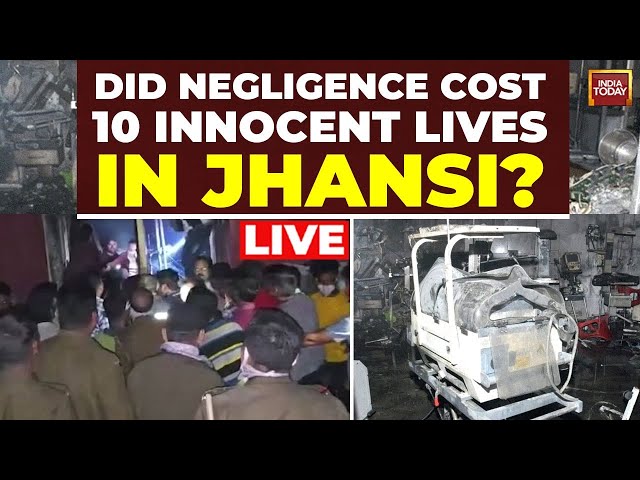 ⁣Jhansi Hospital Fire LIVE: 10 Newborns Dead In Hospital Blaze, Expired Fire Extinguishers Found