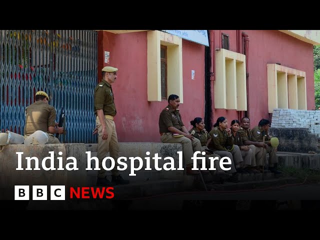 ⁣Fire at hospital in India claims lives of at least 10 babies | BBC News