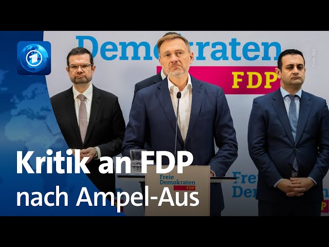 ⁣Empörung bei SPD und Grünen nach Berichten über FDP-Pläne für Ampel-Aus