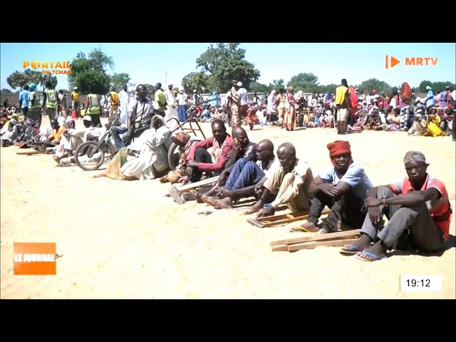 ⁣HUMANITAIRE - Distribution de vivres et non-vivres aux sinistres du site de Koundoul