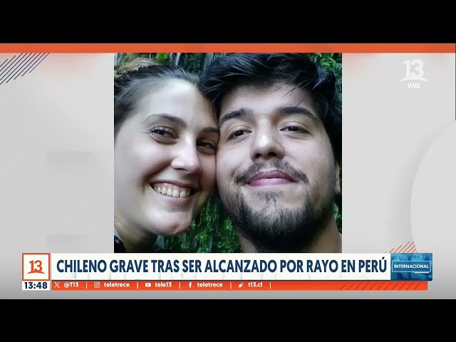 ⁣Chileno grave tras ser alcanzado por rayo en Perú