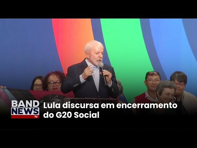 ⁣Lula: ''membros do G20 têm o poder de fazer diferença" | BandNews TV