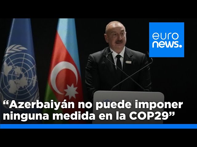 ⁣"Azerbaiyán no puede imponer ningún tipo de solución", afirma el anfitrión de la COP29