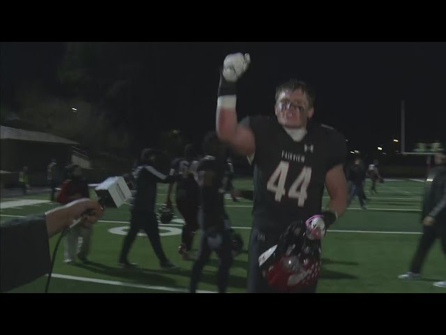 ⁣Fairview Knights beat Chatfield 42-15 in first round of playoffs