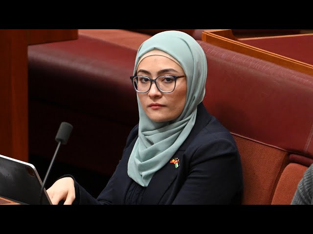 ⁣Fatima Payman voting against government’s misinformation bill