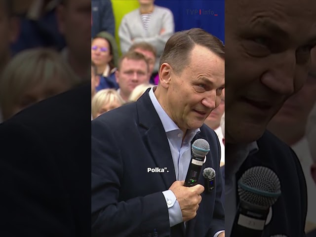 ⁣Sikorski o żonie: jest Polką i nikt jej tego nie zabierze #polityka #polska #wybory #shorts