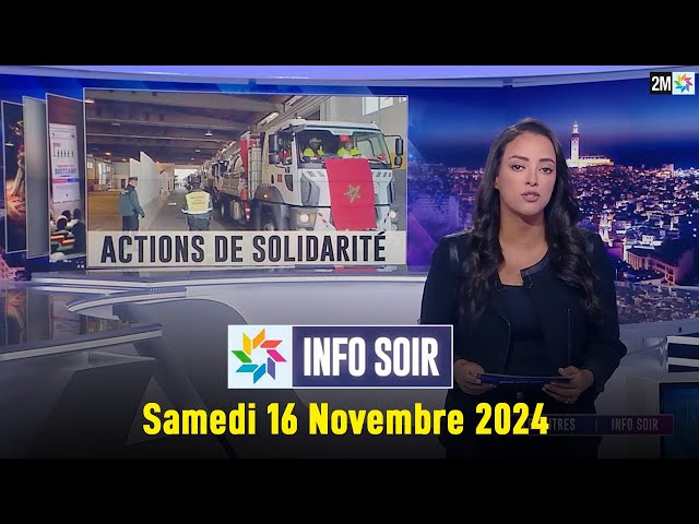 ⁣Info soir : Samedi 16 Novembre 2024