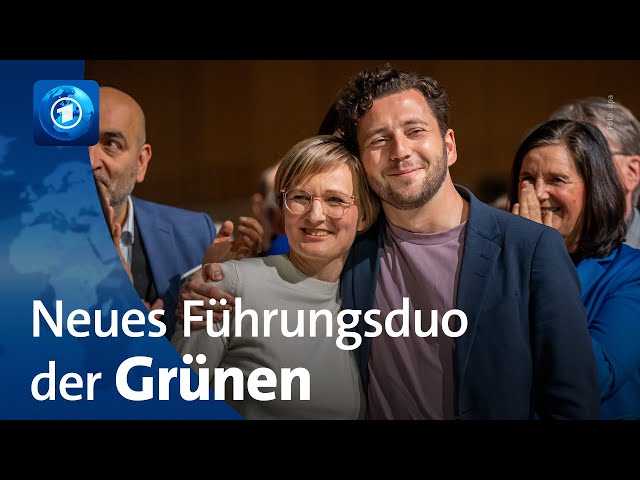 ⁣Grüne: Brantner und Banaszak neuen Parteivorsitzenden