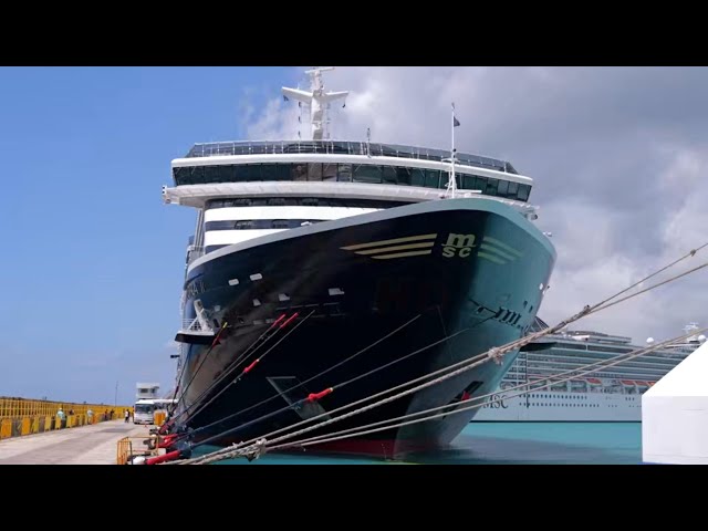 ⁣MSC Explora II calls at Bridgetown Port