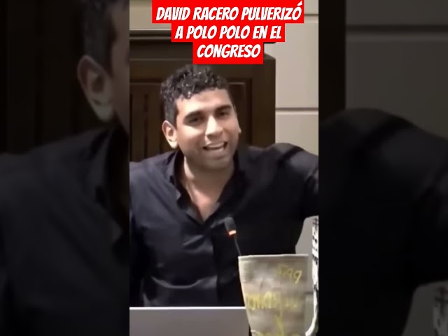 ⁣DAVID RACERO PULVERIZÓ A polo polo en el congreso