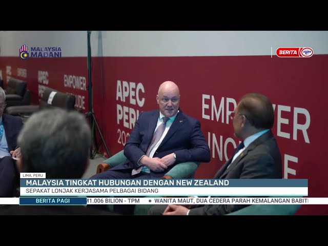 ⁣17 NOV 2024 – BERITA PAGI – MALAYSIA TINGKAT HUBUNGAN DENGAN NEW ZEALAND