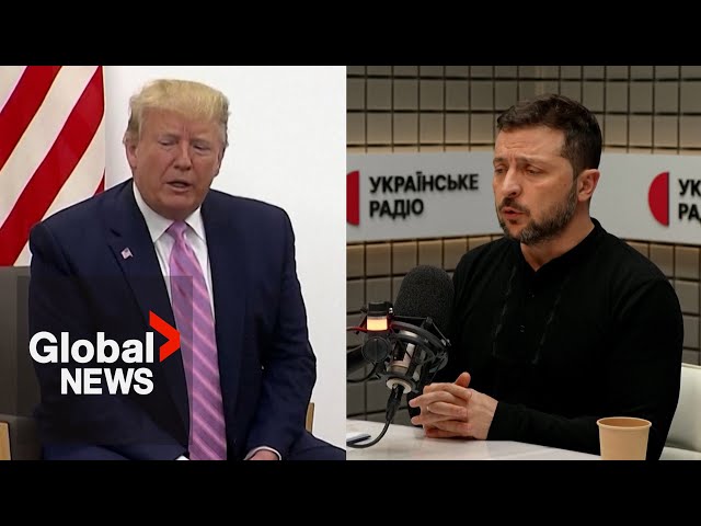 ⁣Russia-Ukraine: Zelenskyy says “war will end sooner” under Trump presidency