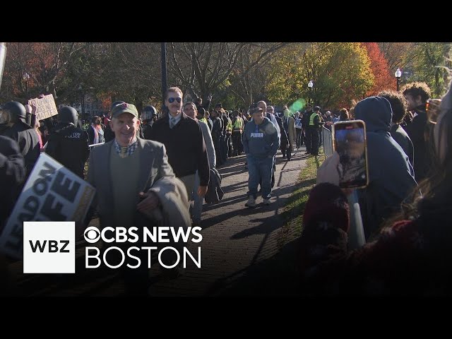 ⁣Pro-choice, anti-abortion protesters clash on Boston Common