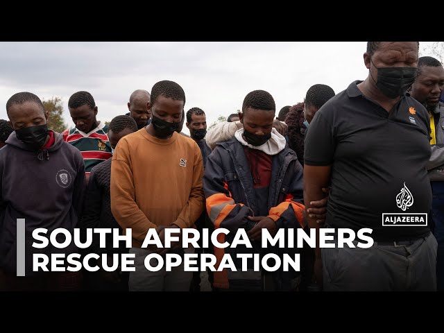 ⁣South Africa miners: Minister says rescue operation will now begin