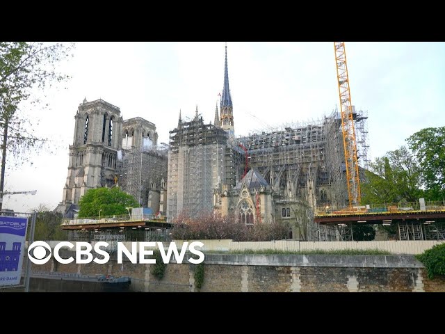 ⁣Notre Dame Cathedral prepares to reopen